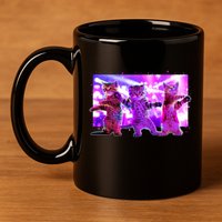 Disco Dance Party Cats 11oz C Handle Ceramic Mug
