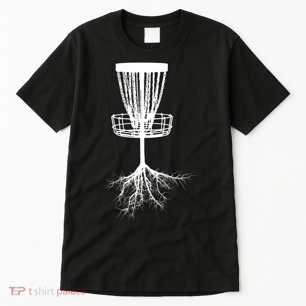 Disk Golf Tree Roots Funny Sports Tall T-Shirt