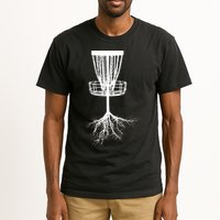 Disk Golf Tree Roots Funny Sports Tall T-Shirt