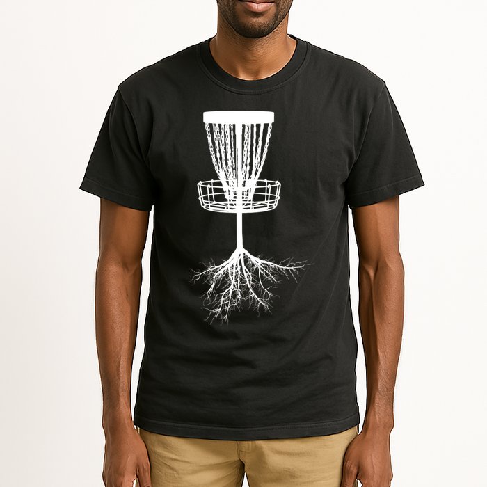 Disk Golf Tree Roots Funny Sports Tall T-Shirt