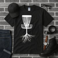 Disk Golf Tree Roots Funny Sports Tall T-Shirt
