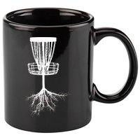 Disk Golf Tree Roots Funny Sports 11oz C Handle Ceramic Mug
