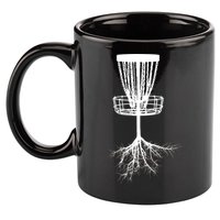 Disk Golf Tree Roots Funny Sports 11oz C Handle Ceramic Mug