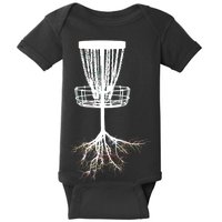 Disk Golf Tree Roots Funny Sports Baby Bodysuit