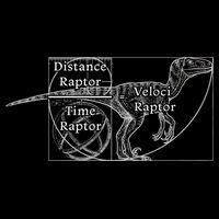 Distance Time Veloci Raptor Baby Bodysuit