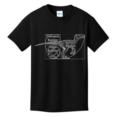 Distance Time Veloci Raptor Kids T-Shirt