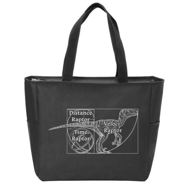 Distance Time Veloci Raptor Zip Tote Bag