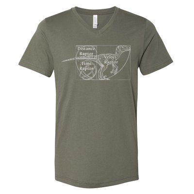 Distance Time Veloci Raptor V-Neck T-Shirt