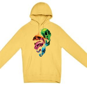 Distorted Skulls Premium Pullover Hoodie