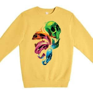 Distorted Skulls Premium Crewneck Sweatshirt