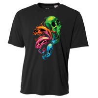 Distorted Skulls Cooling Performance Crew T-Shirt