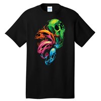 Distorted Skulls Tall T-Shirt