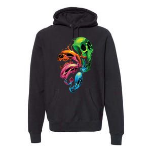 Distorted Skulls Premium Hoodie