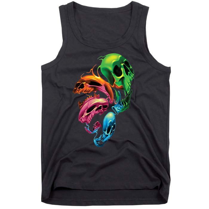 Distorted Skulls Tank Top