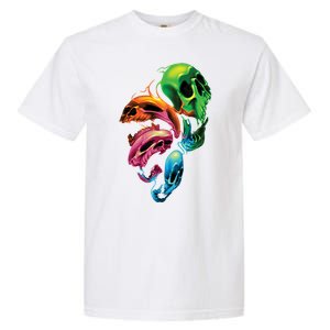 Distorted Skulls Garment-Dyed Heavyweight T-Shirt