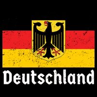 Distress German Deutschland Flag  Cooling Performance Crew T-Shirt
