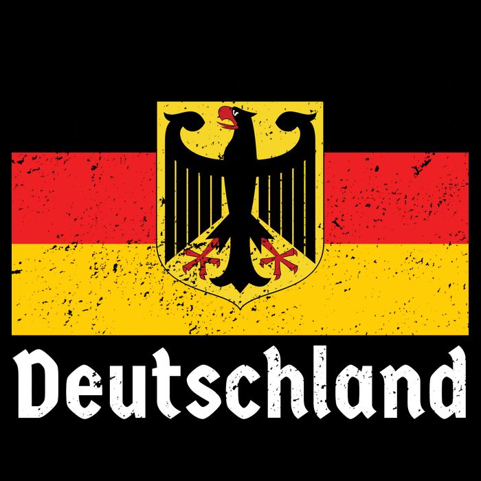 Distress German Deutschland Flag  Cooling Performance Crew T-Shirt