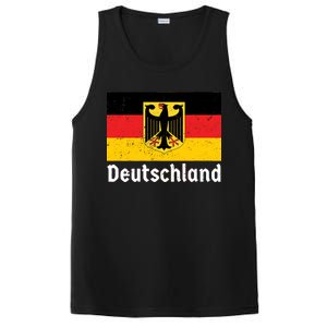 Distress German Deutschland Flag  PosiCharge Competitor Tank