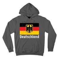 Distress German Deutschland Flag  Hoodie