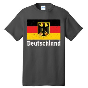 Distress German Deutschland Flag  Tall T-Shirt