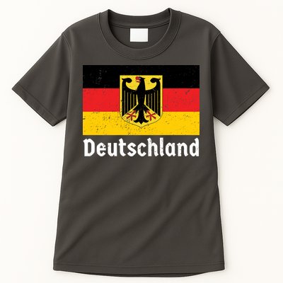 Distress German Deutschland Flag  Tall T-Shirt