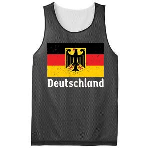 Distress German Deutschland Flag  Mesh Reversible Basketball Jersey Tank