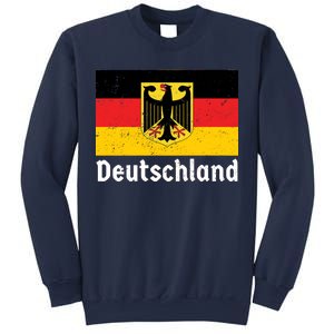 Distress German Deutschland Flag  Sweatshirt