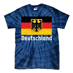 Distress German Deutschland Flag  Tie-Dye T-Shirt