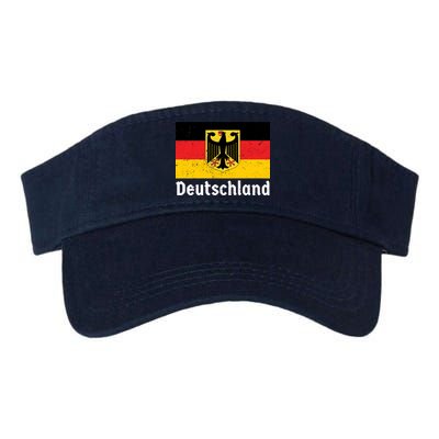 Distress German Deutschland Flag  Valucap Bio-Washed Visor