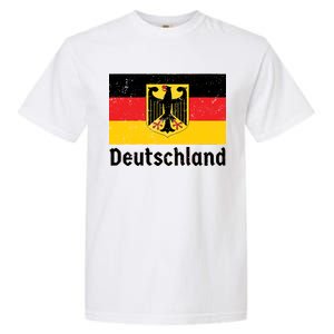 Distress German Deutschland Flag  Garment-Dyed Heavyweight T-Shirt