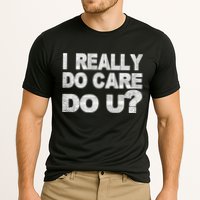 Distress I Really Do Care Do You Cooling Performance Crew T-Shirt