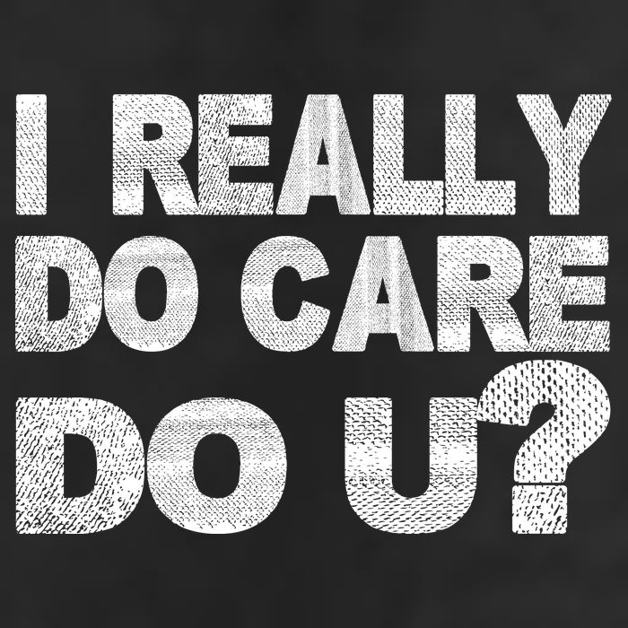 Distress I Really Do Care Do You Adult Drive Performance Visor