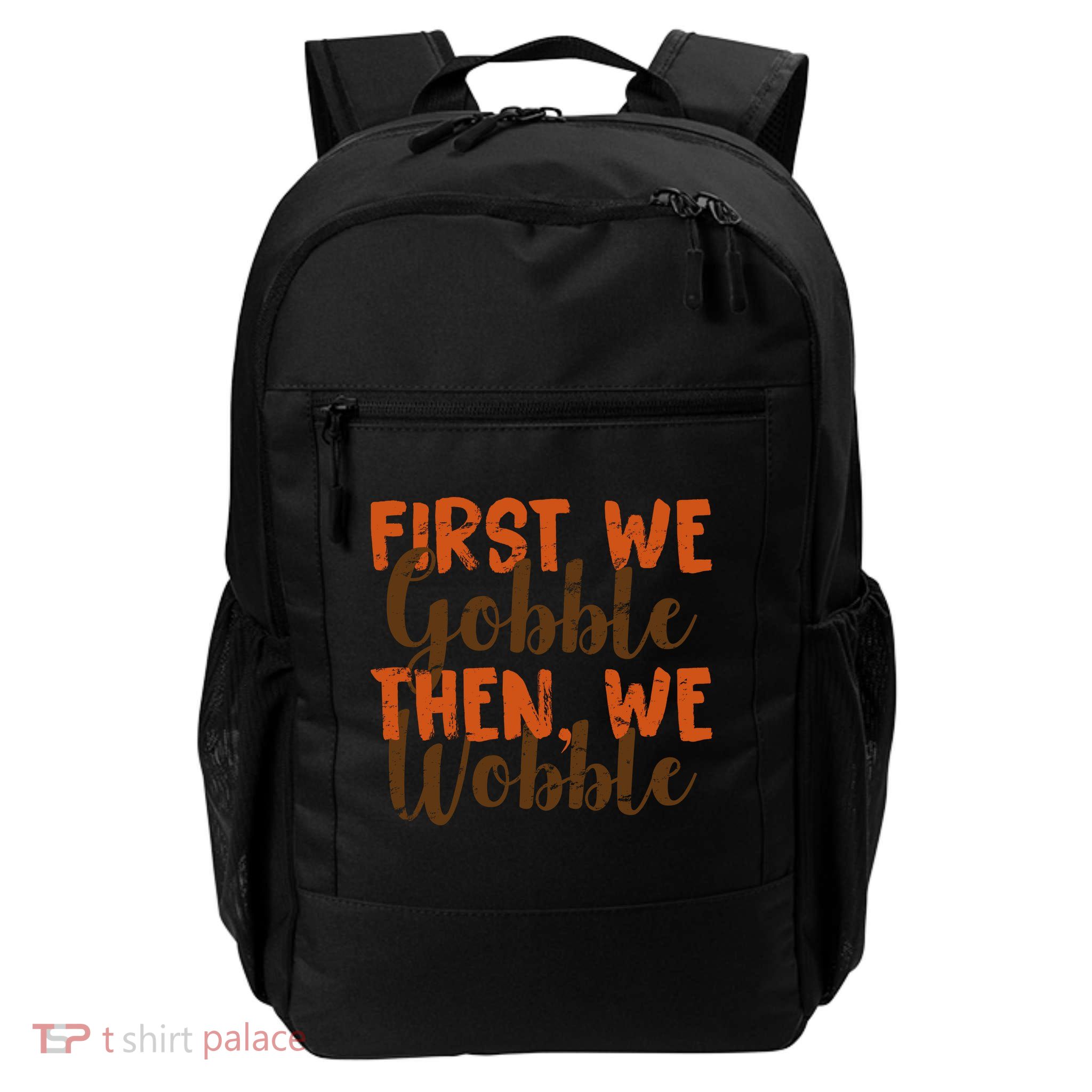 Distress Thanksgiving Wobble Daily Commute Backpack