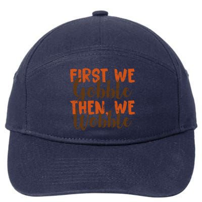 Distress Thanksgiving Wobble 7-Panel Snapback Hat