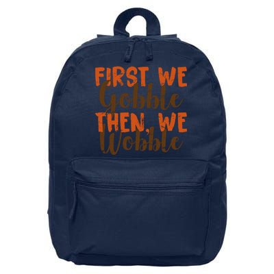 Distress Thanksgiving Wobble 16 in Basic Backpack