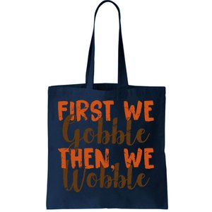 Distress Thanksgiving Wobble Tote Bag