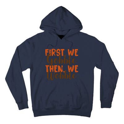 Distress Thanksgiving Wobble Tall Hoodie