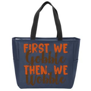 Distress Thanksgiving Wobble Zip Tote Bag