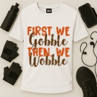 Distress Thanksgiving Wobble Cooling Performance Crew T-Shirt
