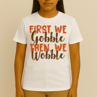 Distress Thanksgiving Wobble T-Shirt