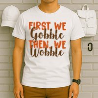 Distress Thanksgiving Wobble T-Shirt