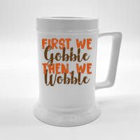 Distress Thanksgiving Wobble Beer Stein