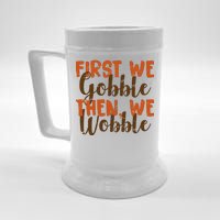 Distress Thanksgiving Wobble Beer Stein