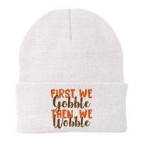 Distress Thanksgiving Wobble Knit Cap Winter Beanie