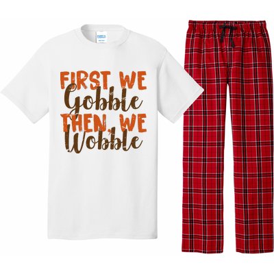 Distress Thanksgiving Wobble Pajama Set