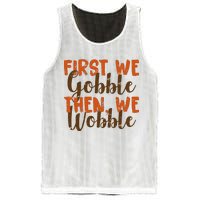 Distress Thanksgiving Wobble Mesh Reversible Basketball Jersey Tank