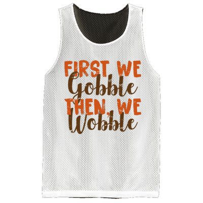 Distress Thanksgiving Wobble Mesh Reversible Basketball Jersey Tank