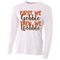 Distress Thanksgiving Wobble Cooling Performance Long Sleeve Crew