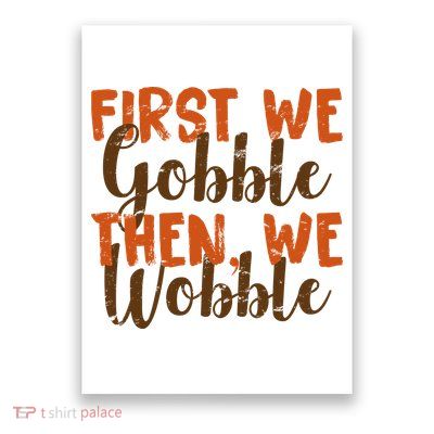 Distress Thanksgiving Wobble Poster