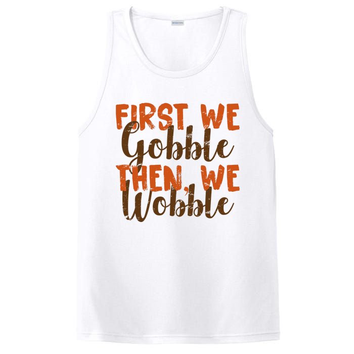 Distress Thanksgiving Wobble PosiCharge Competitor Tank